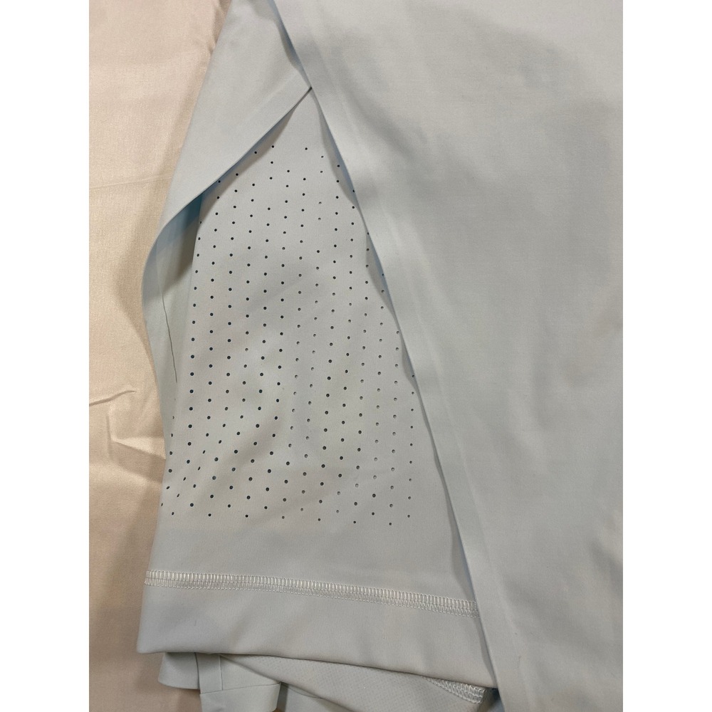 Lululemon Super High Rise Side Slit Tennis Skirt Powder‎ Blue Athletic Skort 10 - Picture 10 of 12